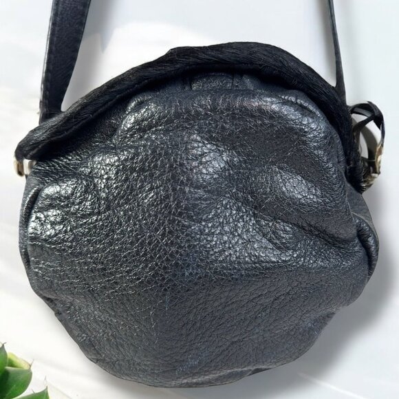 See by Chloe RARE Leather and Calf Hair Barrel Shoulder Bag with COA - Picture 6 of 16